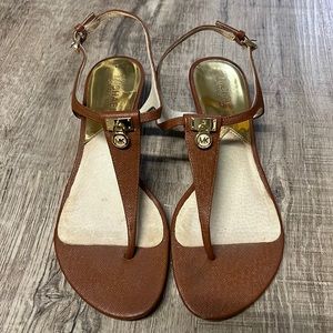Michael Kors Leather Sandal